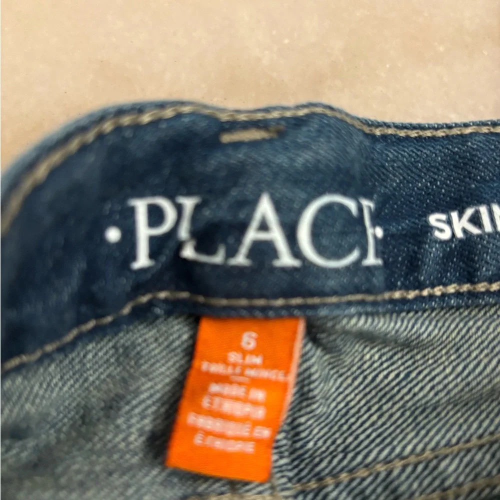 The Children's Place Dark Blue Kids Jeans — Stretch Denim skinny jeans
